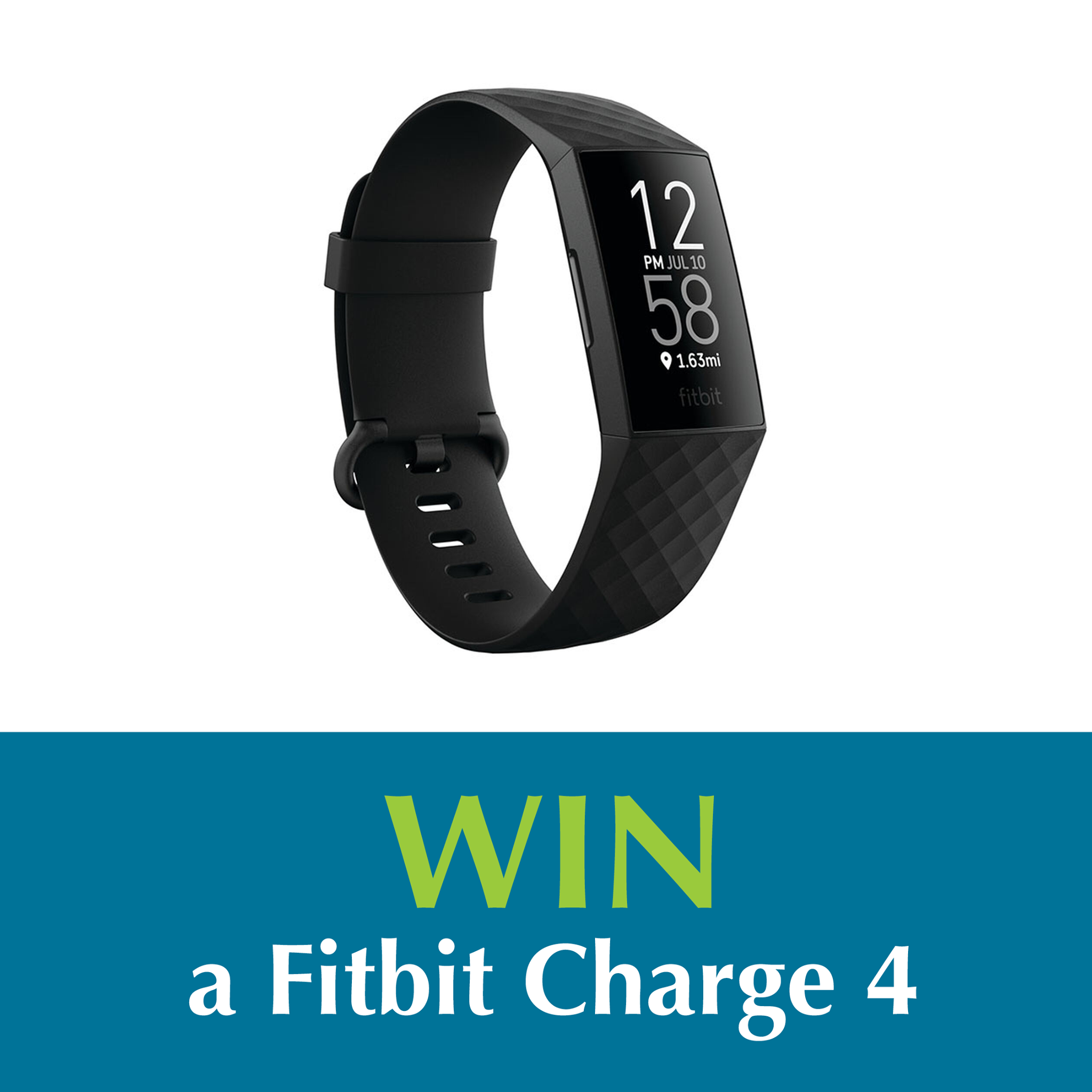 A Fitbit watch on contest