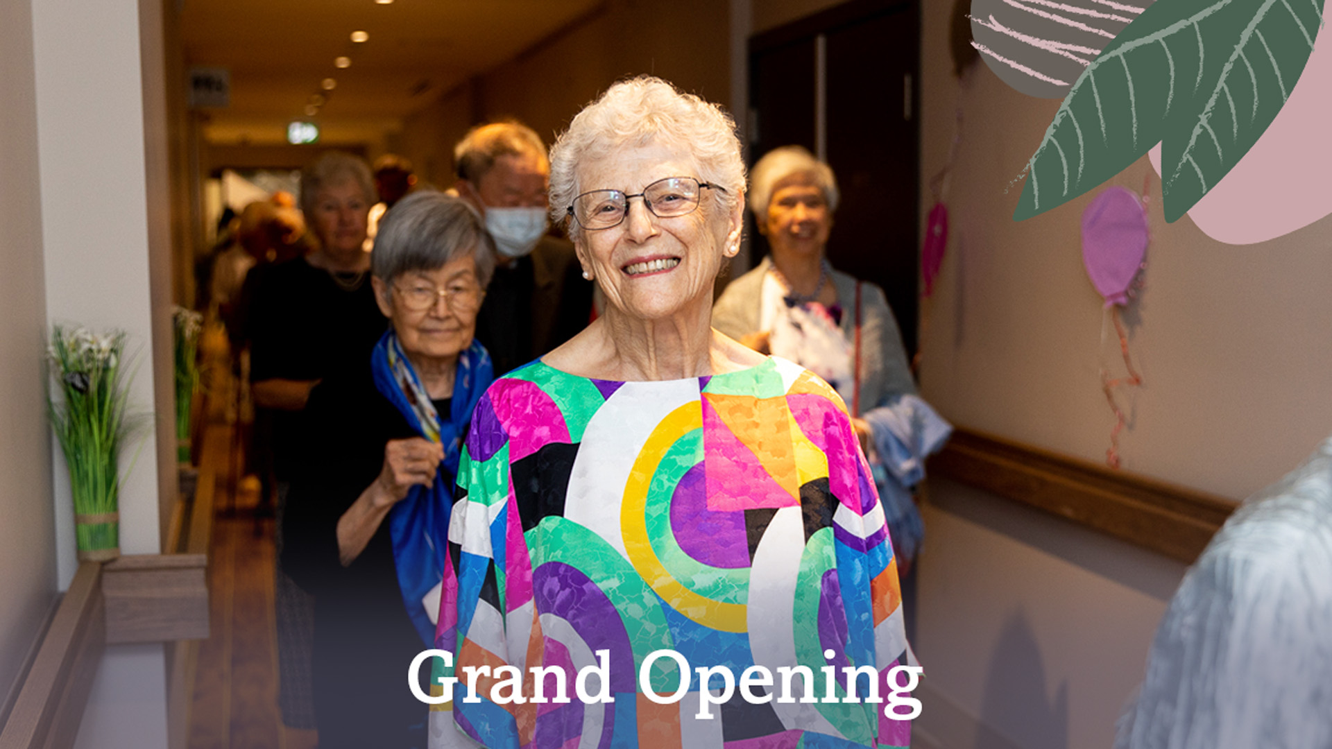 Grand opening ceremony of Wisteria place retirement home