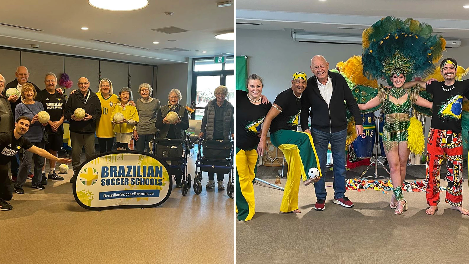 Brazilian culture being celebrated with Seniors at Wisteria Place